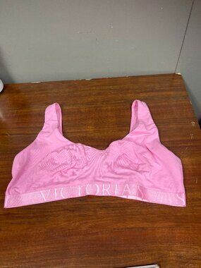 Victoria's Secret Plunge Bra Pink Size XL